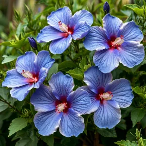 Гибискус садовый Блуминг Квин купить по цене от 259р. в интернет-магазине «Посадика» с доставкой почтой в в Семикаракорске и по всей России – [изображение №1].