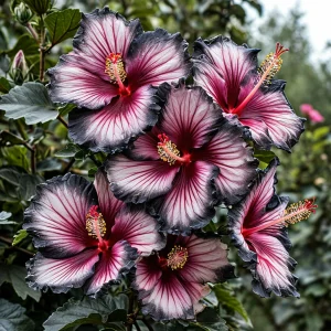 Гибискус садовый Самер Бридж купить по цене от 306р. в интернет-магазине «Посадика» с доставкой почтой в в Семикаракорске и по всей России – [изображение №1].